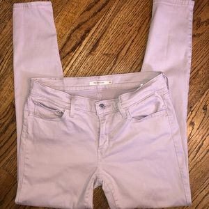 Levi’s 710 super skinny pink jeans size 30